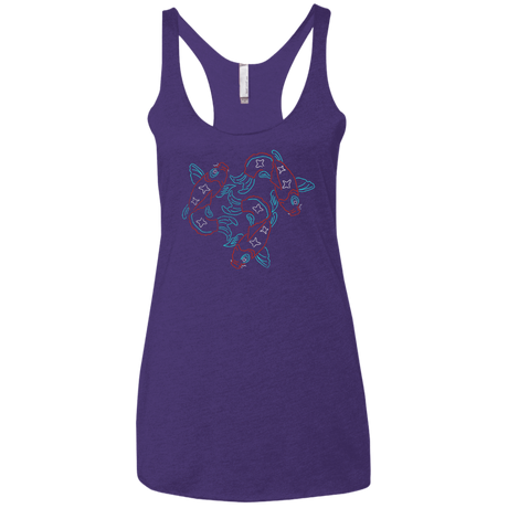 T-Shirts Purple Rush / X-Small Koi Koi Women's Triblend Racerback Tank