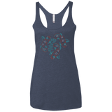 T-Shirts Vintage Navy / X-Small Koi Koi Women's Triblend Racerback Tank