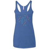 T-Shirts Vintage Royal / X-Small Koi Koi Women's Triblend Racerback Tank