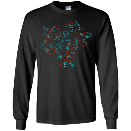 T-Shirts Black / YS Koi Koi Youth Long Sleeve T-Shirt