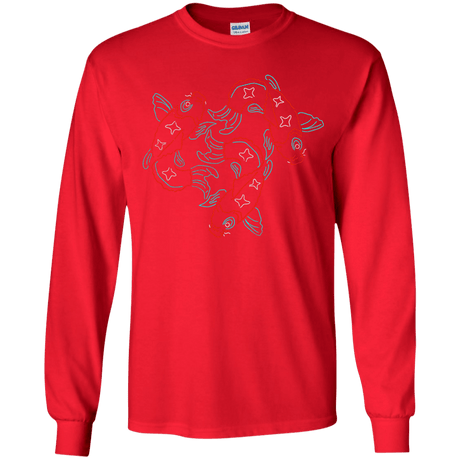 T-Shirts Red / YS Koi Koi Youth Long Sleeve T-Shirt