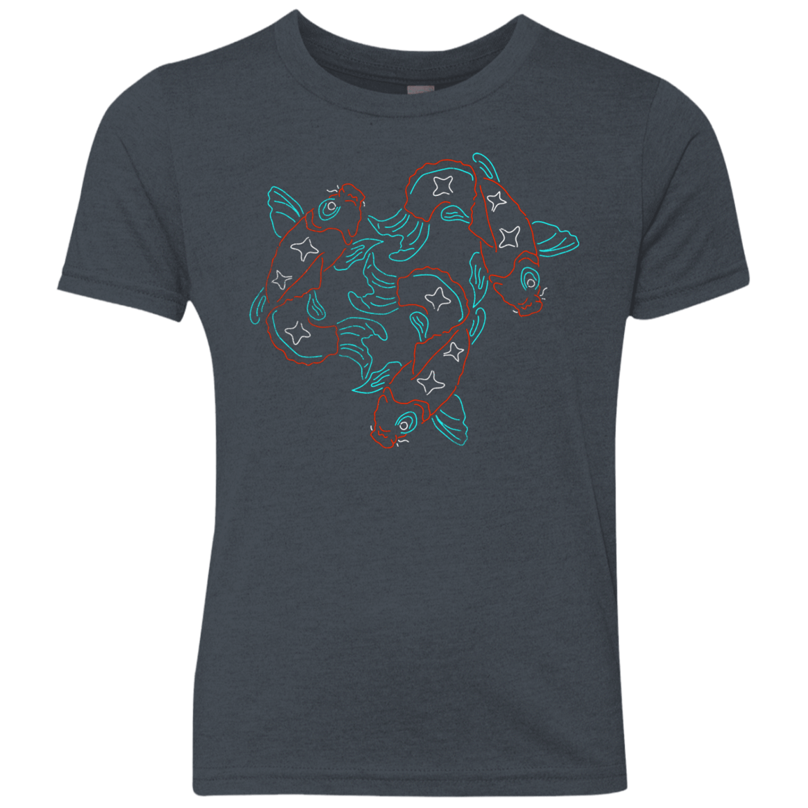 T-Shirts Vintage Navy / YXS Koi Koi Youth Triblend T-Shirt