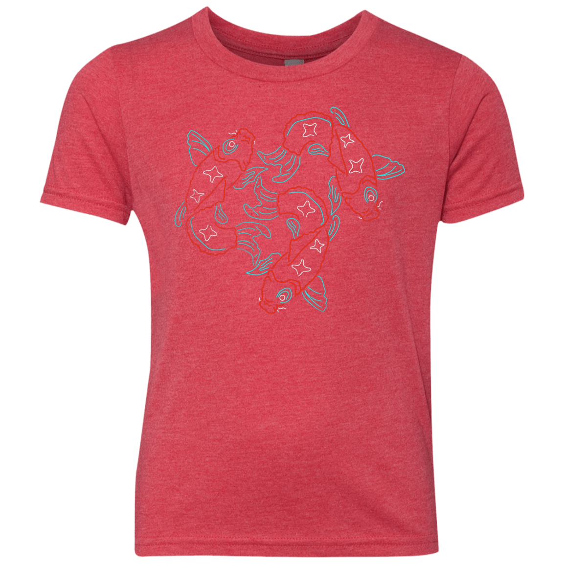 T-Shirts Vintage Red / YXS Koi Koi Youth Triblend T-Shirt