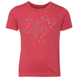 T-Shirts Vintage Red / YXS Koi Koi Youth Triblend T-Shirt