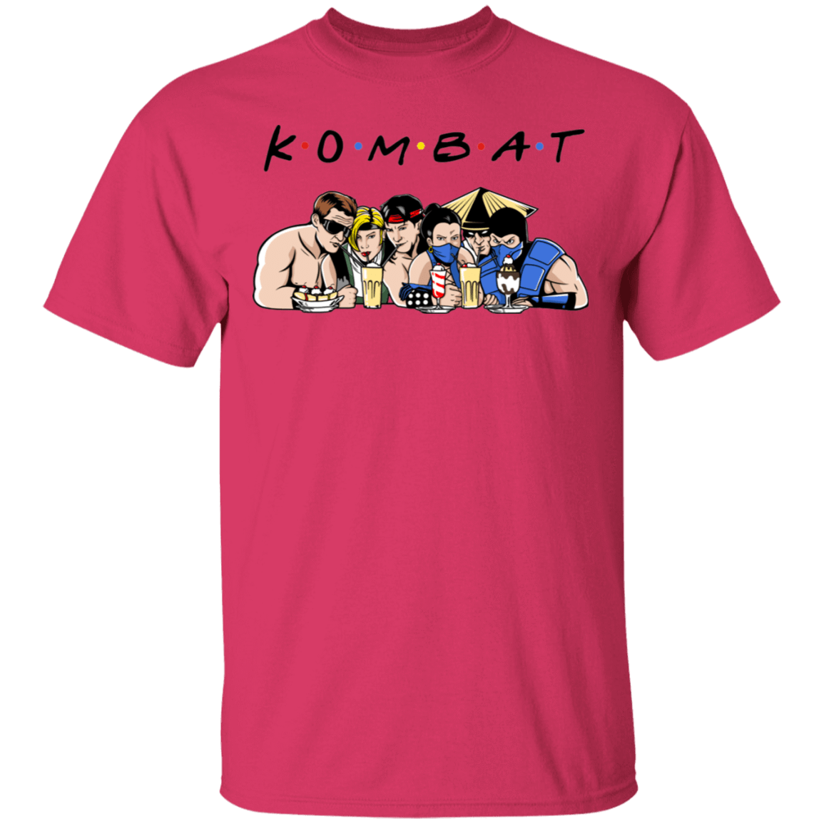 T-Shirts Heliconia / S Kombat Friends T-Shirt