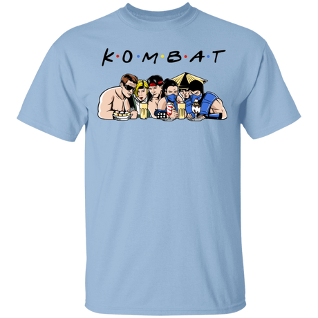 T-Shirts Light Blue / S Kombat Friends T-Shirt