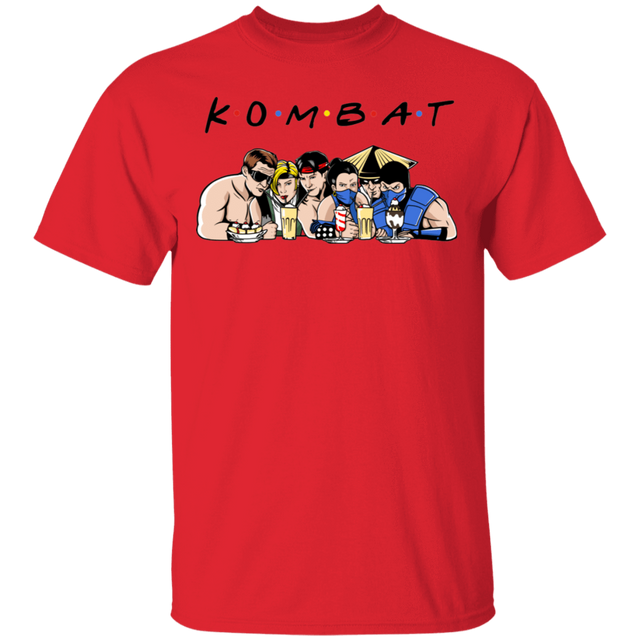 T-Shirts Red / S Kombat Friends T-Shirt