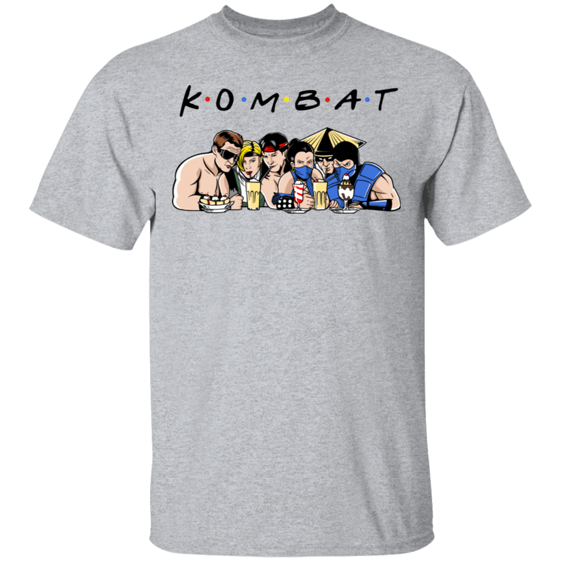 T-Shirts Sport Grey / S Kombat Friends T-Shirt
