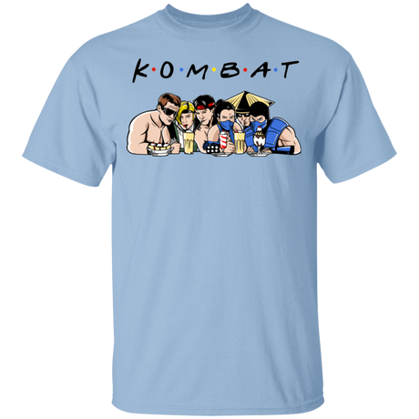 T-Shirts Light Blue / YXS Kombat Friends Youth T-Shirt