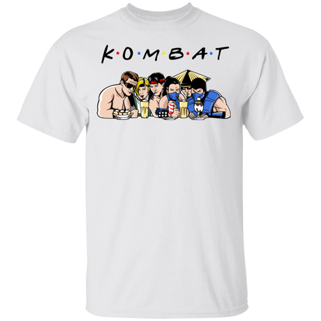 T-Shirts White / YXS Kombat Friends Youth T-Shirt