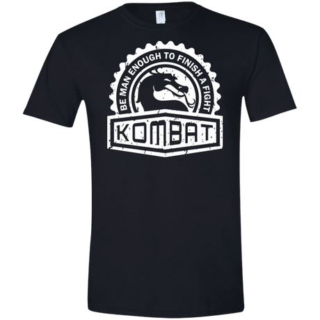 T-Shirts Black / X-Small Kombat Men's Semi-Fitted Softstyle