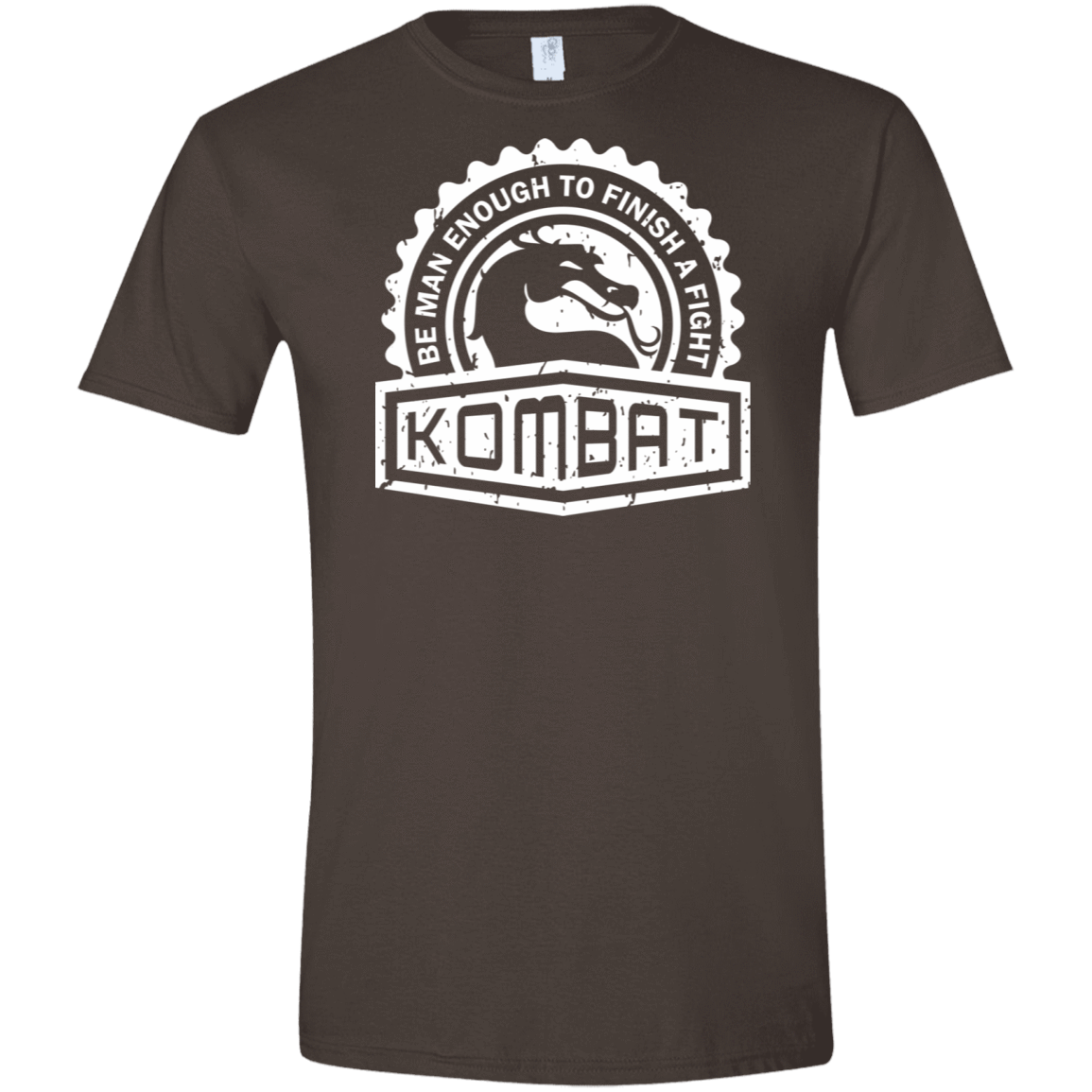 T-Shirts Dark Chocolate / S Kombat Men's Semi-Fitted Softstyle