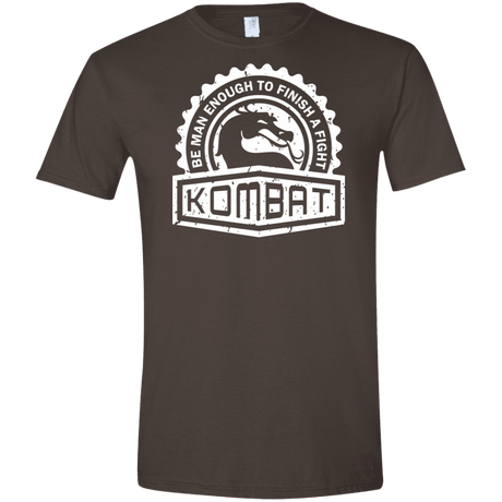 T-Shirts Dark Chocolate / S Kombat Men's Semi-Fitted Softstyle