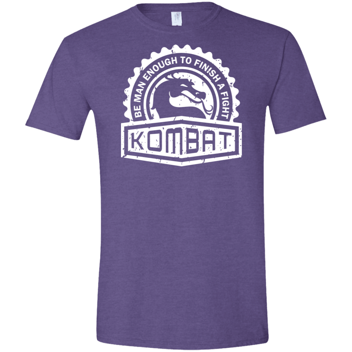 T-Shirts Heather Purple / S Kombat Men's Semi-Fitted Softstyle