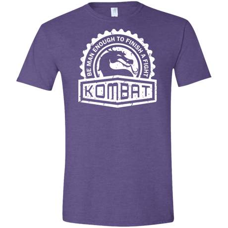 T-Shirts Heather Purple / S Kombat Men's Semi-Fitted Softstyle