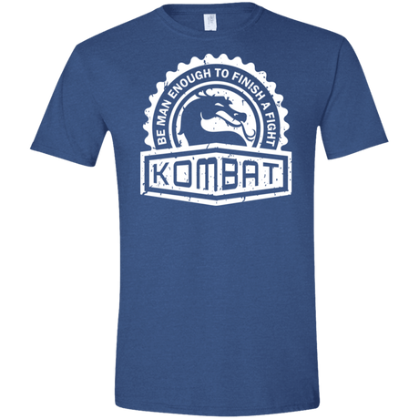 T-Shirts Heather Royal / X-Small Kombat Men's Semi-Fitted Softstyle