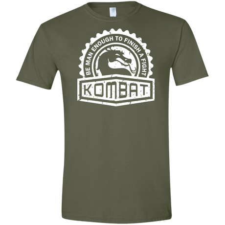 T-Shirts Military Green / S Kombat Men's Semi-Fitted Softstyle