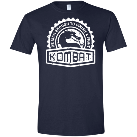 T-Shirts Navy / X-Small Kombat Men's Semi-Fitted Softstyle