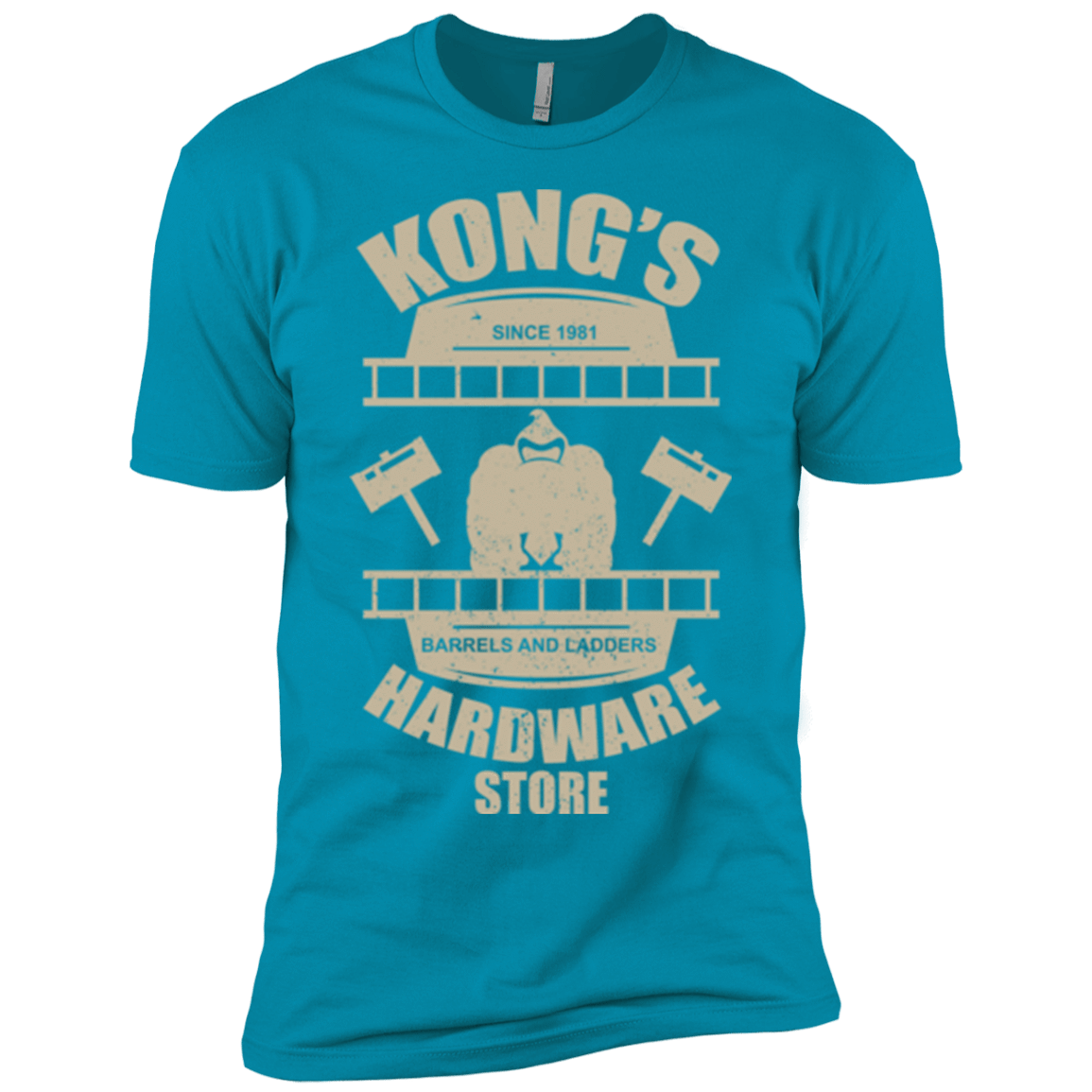 T-Shirts Turquoise / YXS Kongs Hardware Store Boys Premium T-Shirt