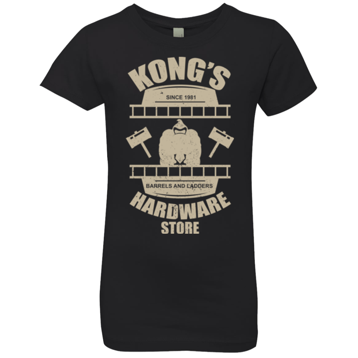T-Shirts Black / YXS Kongs Hardware Store Girls Premium T-Shirt