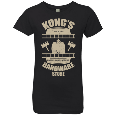 T-Shirts Black / YXS Kongs Hardware Store Girls Premium T-Shirt