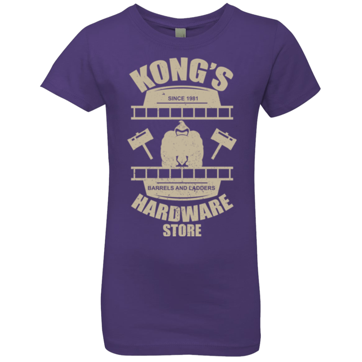 T-Shirts Purple Rush / YXS Kongs Hardware Store Girls Premium T-Shirt