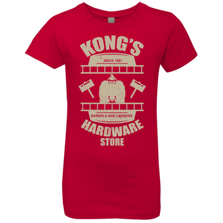 T-Shirts Red / YXS Kongs Hardware Store Girls Premium T-Shirt