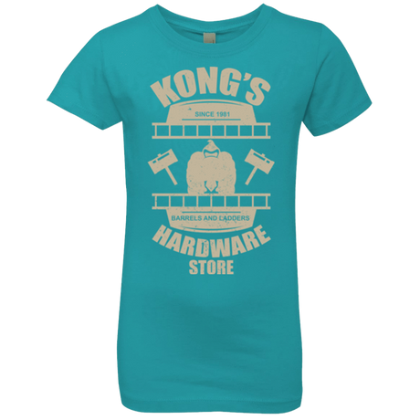 T-Shirts Tahiti Blue / YXS Kongs Hardware Store Girls Premium T-Shirt