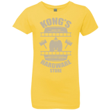T-Shirts Vibrant Yellow / YXS Kongs Hardware Store Girls Premium T-Shirt