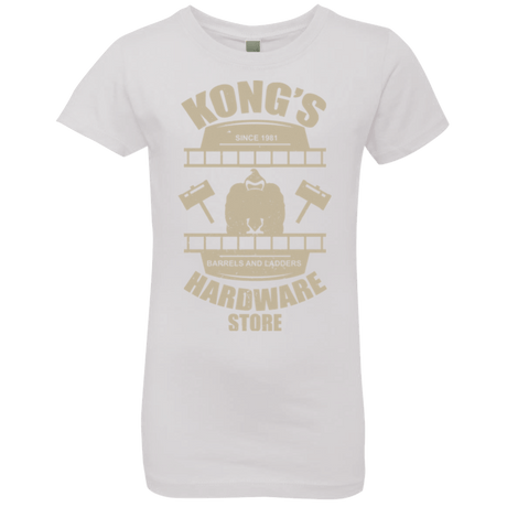 T-Shirts White / YXS Kongs Hardware Store Girls Premium T-Shirt