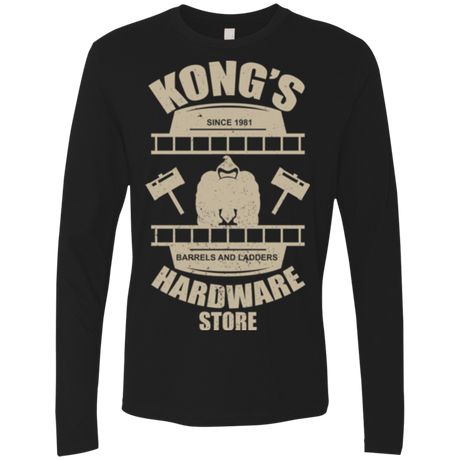 T-Shirts Black / Small Kongs Hardware Store Men's Premium Long Sleeve