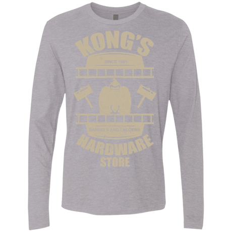 T-Shirts Heather Grey / Small Kongs Hardware Store Men's Premium Long Sleeve