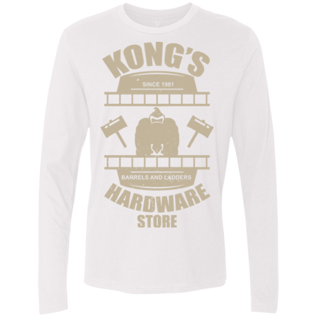 T-Shirts White / Small Kongs Hardware Store Men's Premium Long Sleeve