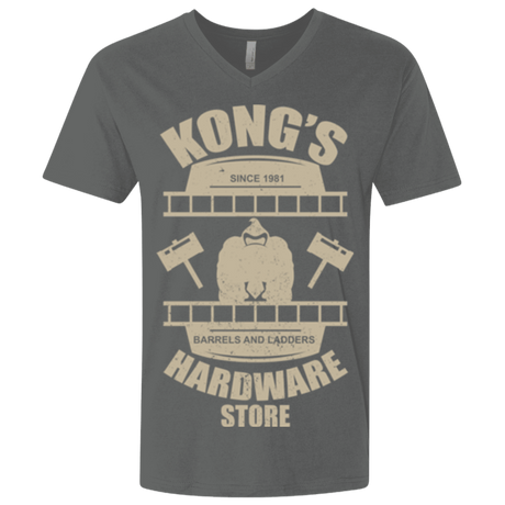 T-Shirts Heavy Metal / X-Small Kongs Hardware Store Men's Premium V-Neck