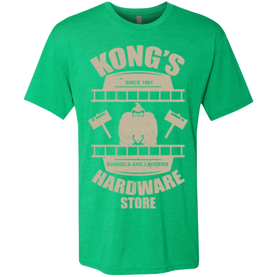 T-Shirts Envy / Small Kongs Hardware Store Men's Triblend T-Shirt