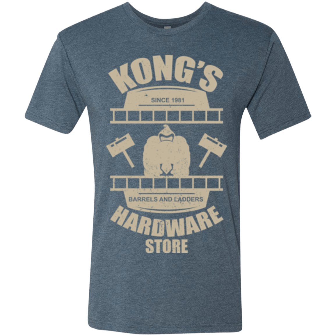 T-Shirts Indigo / Small Kongs Hardware Store Men's Triblend T-Shirt