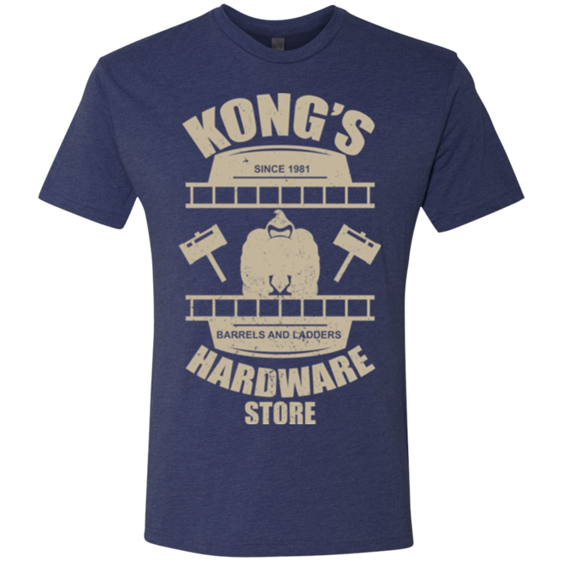 T-Shirts Vintage Navy / Small Kongs Hardware Store Men's Triblend T-Shirt