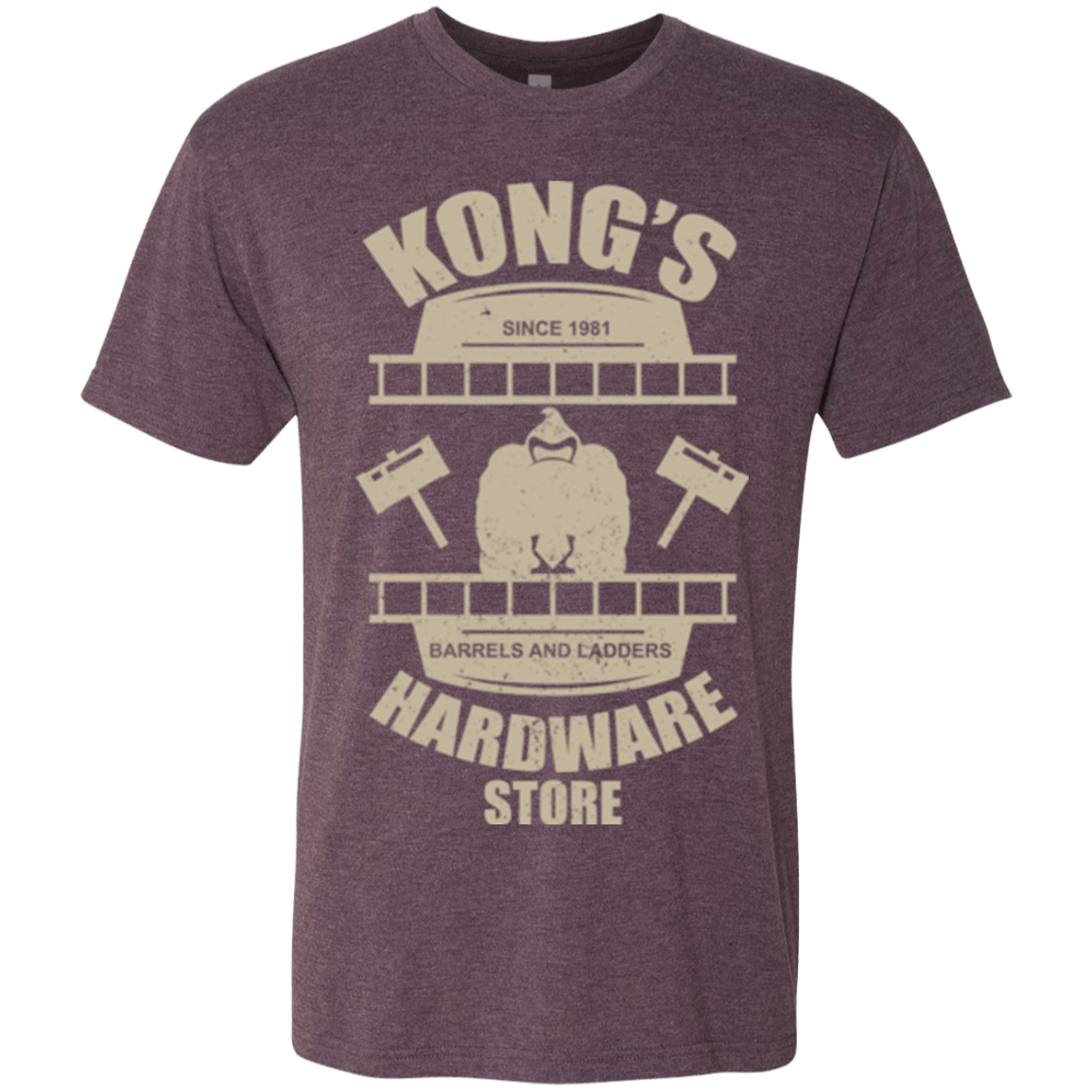 T-Shirts Vintage Purple / Small Kongs Hardware Store Men's Triblend T-Shirt