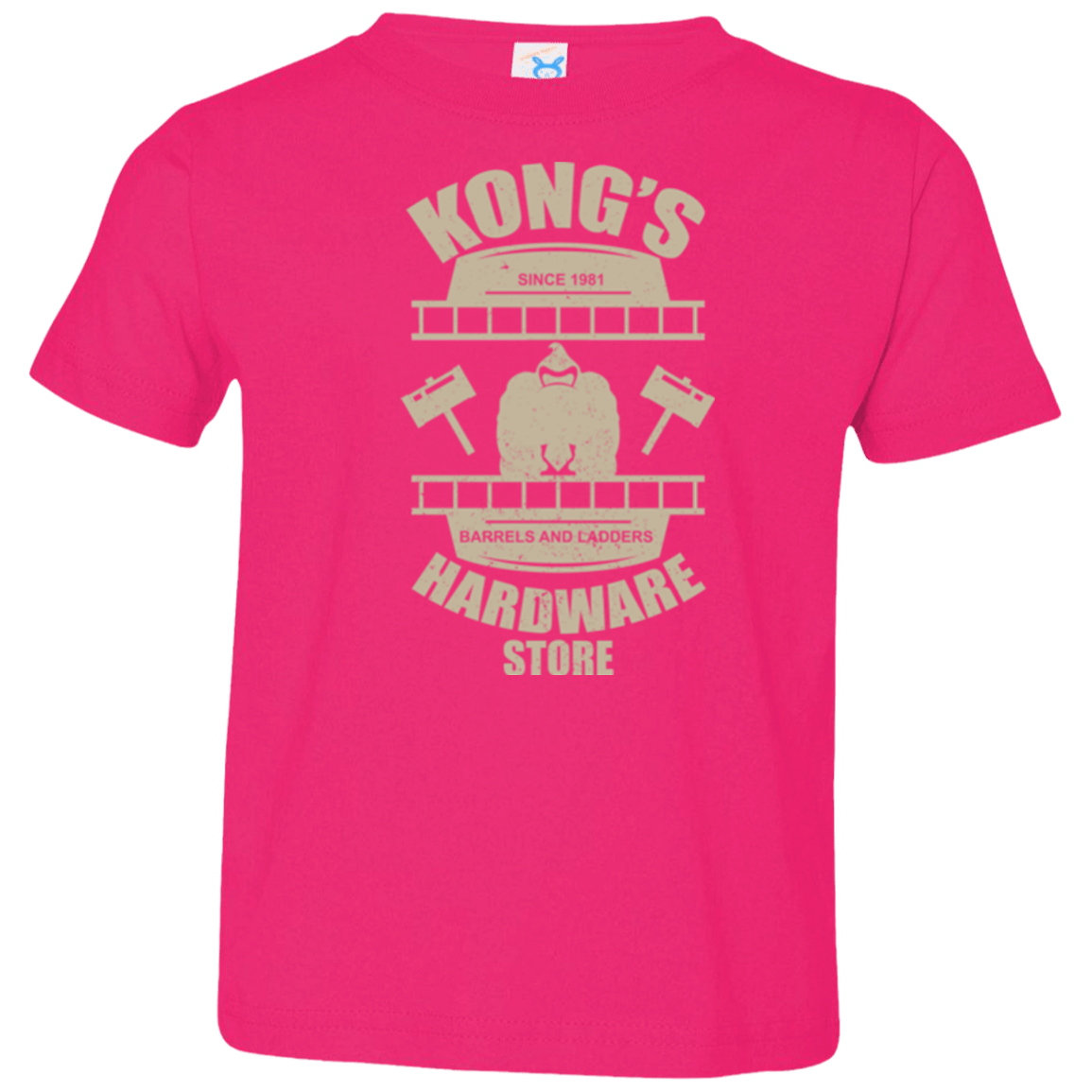 T-Shirts Hot Pink / 2T Kongs Hardware Store Toddler Premium T-Shirt