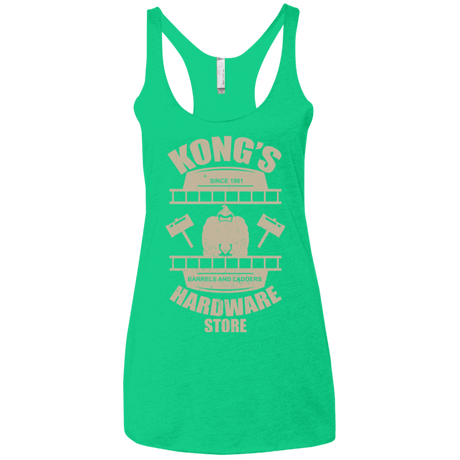 T-Shirts Envy / X-Small Kongs Hardware Store Women's Triblend Racerback Tank