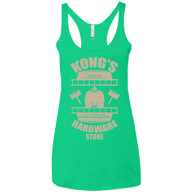 T-Shirts Envy / X-Small Kongs Hardware Store Women's Triblend Racerback Tank