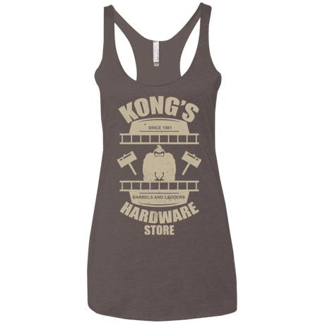 T-Shirts Macchiato / X-Small Kongs Hardware Store Women's Triblend Racerback Tank
