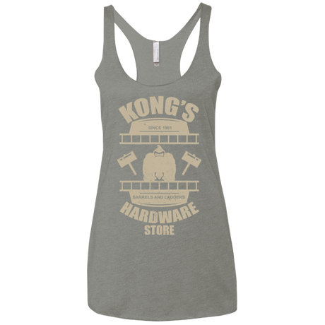 T-Shirts Venetian Grey / X-Small Kongs Hardware Store Women's Triblend Racerback Tank