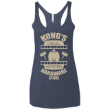 T-Shirts Vintage Navy / X-Small Kongs Hardware Store Women's Triblend Racerback Tank