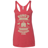 T-Shirts Vintage Red / X-Small Kongs Hardware Store Women's Triblend Racerback Tank