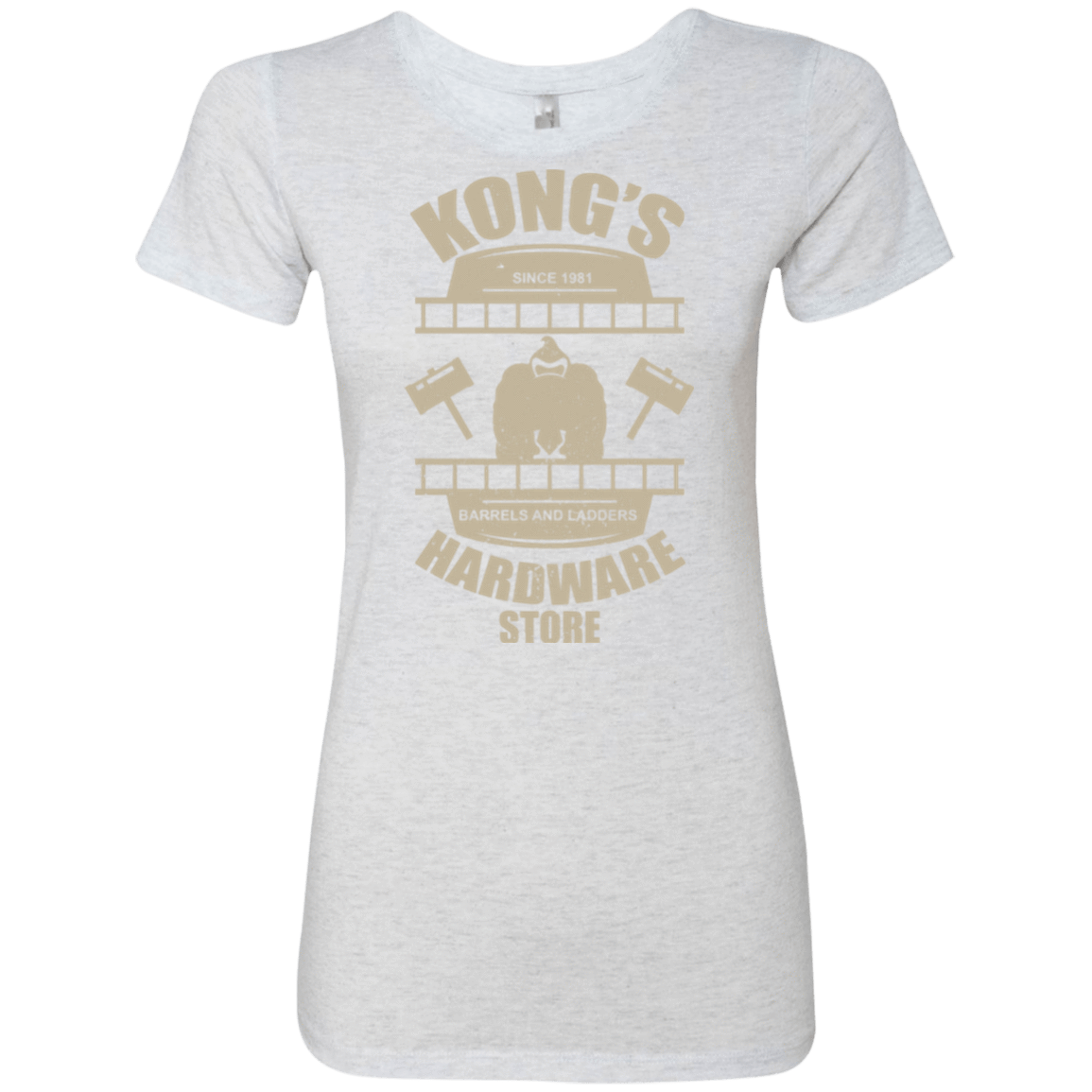 T-Shirts Heather White / Small Kongs Hardware Store Women's Triblend T-Shirt