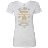 T-Shirts Heather White / Small Kongs Hardware Store Women's Triblend T-Shirt