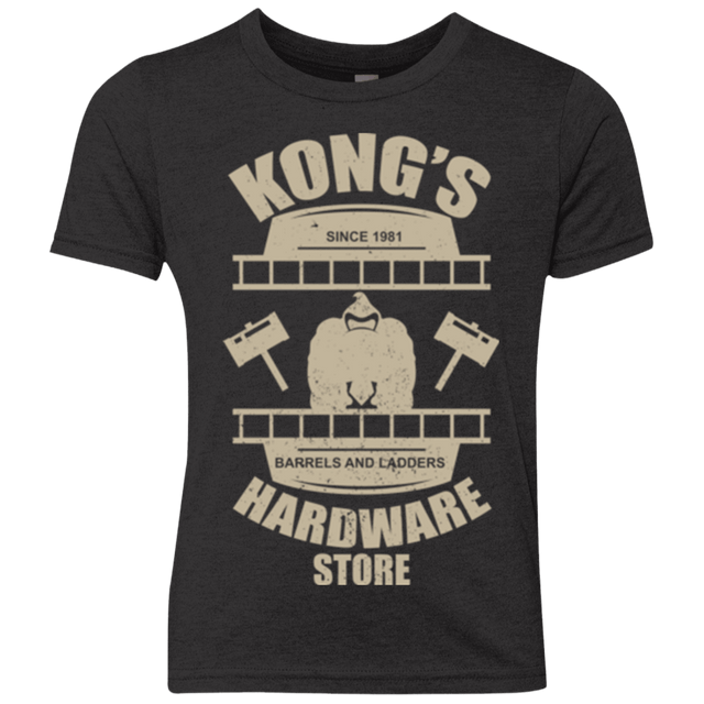 T-Shirts Vintage Black / YXS Kongs Hardware Store Youth Triblend T-Shirt