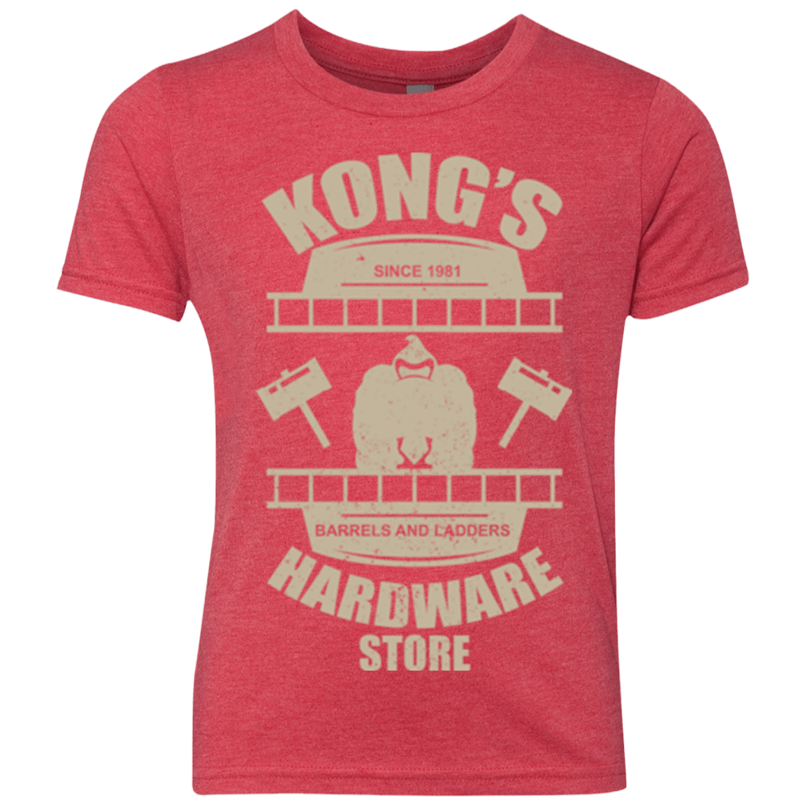 T-Shirts Vintage Red / YXS Kongs Hardware Store Youth Triblend T-Shirt