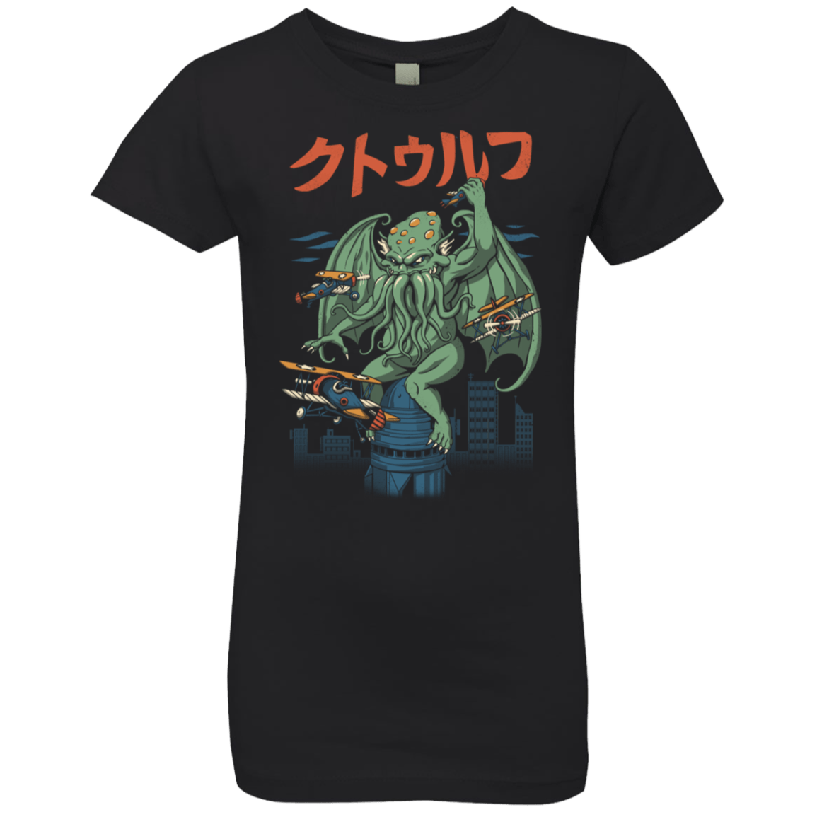 T-Shirts Black / YXS Kongthulhu Girls Premium T-Shirt